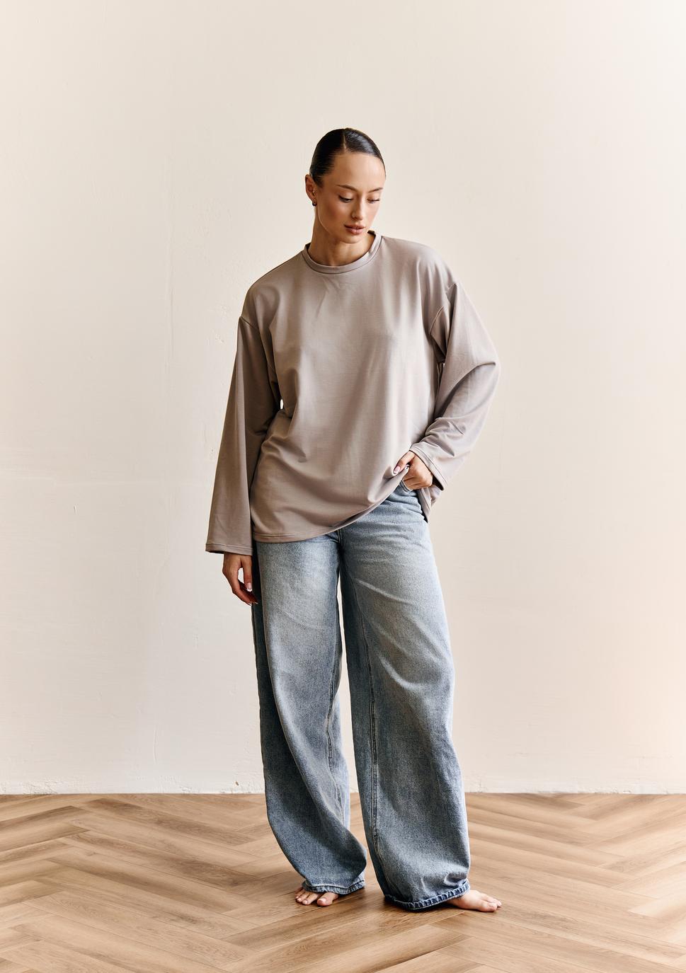 Выкройка лонгслив оверсайз Свэн+ИНСТРУКЦИЯ