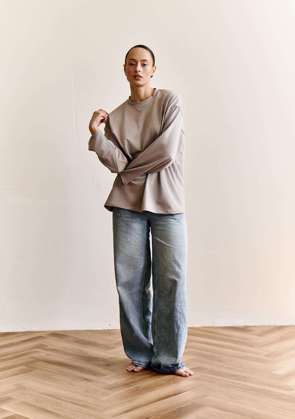 Выкройка лонгслив оверсайз Свэн+ИНСТРУКЦИЯ