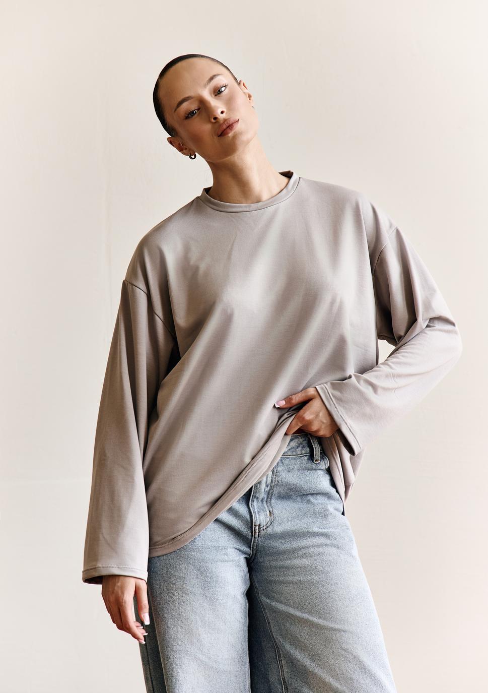 Выкройка лонгслив оверсайз Свэн+ИНСТРУКЦИЯ