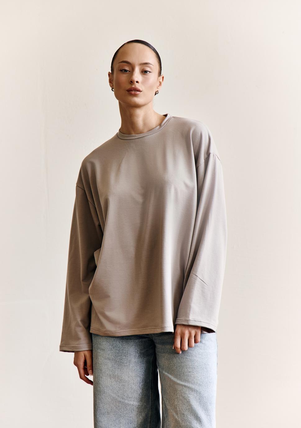 Выкройка лонгслив оверсайз Свэн+ИНСТРУКЦИЯ