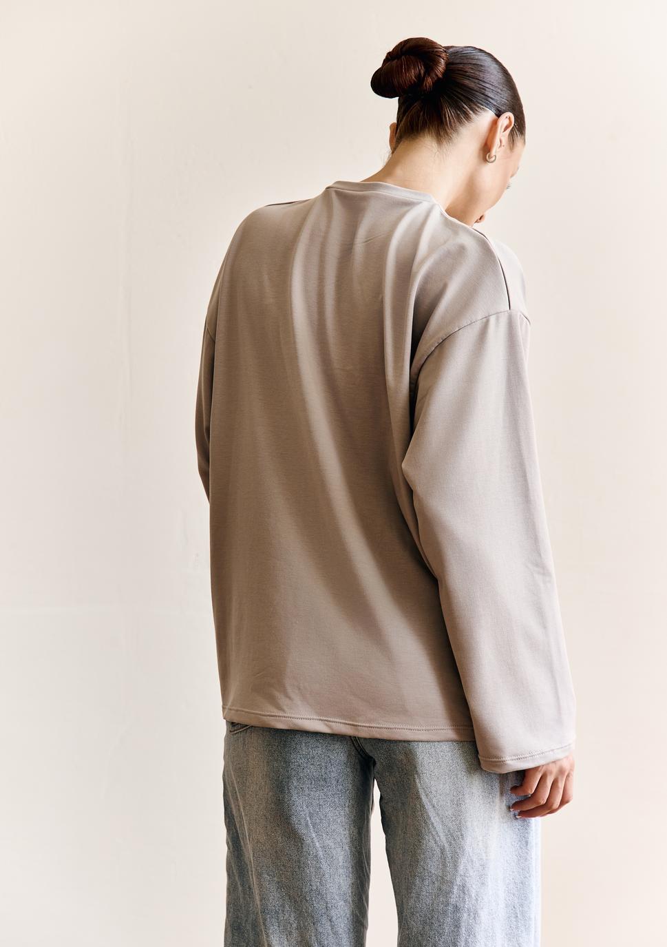 Выкройка лонгслив оверсайз Свэн+ИНСТРУКЦИЯ