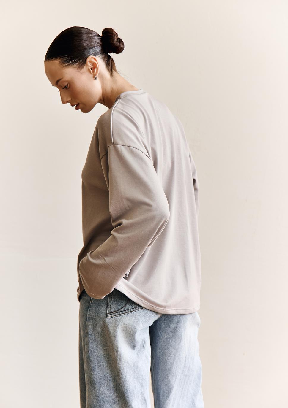 Выкройка лонгслив оверсайз Свэн+ИНСТРУКЦИЯ