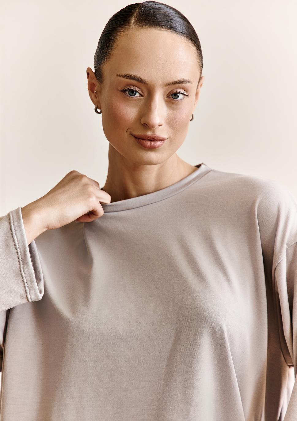 Выкройка лонгслив оверсайз Свэн+ИНСТРУКЦИЯ