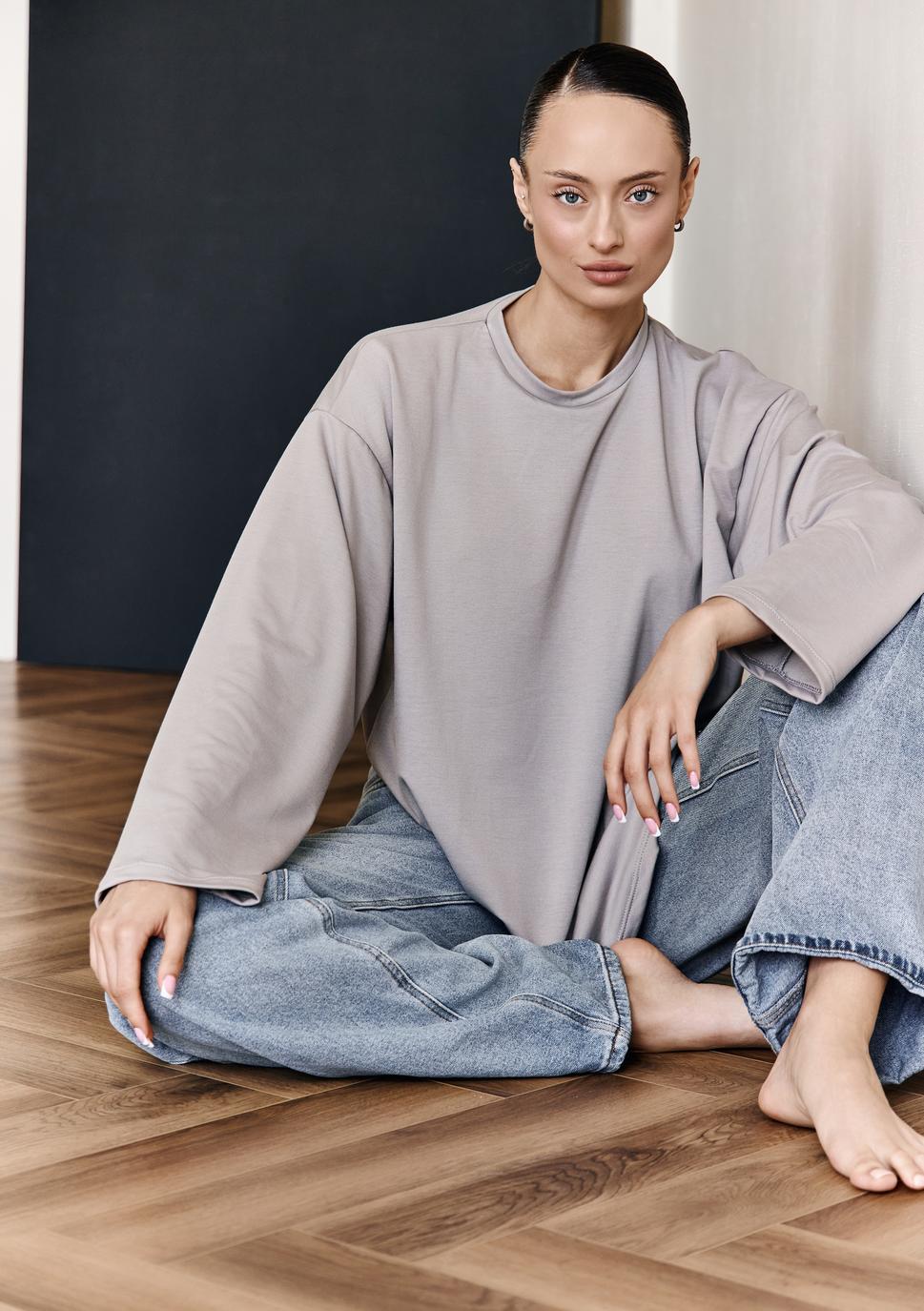 Выкройка лонгслив оверсайз Свэн+ИНСТРУКЦИЯ